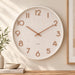 Karlsson Pure Wood Grain Wall Clock - Medium White (40cm) | Koop.co.nz
