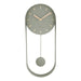 Karlsson Charm Pendulum Wall Clock - Jungle Green | Koop.co.nz