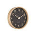 Karlsson Pure Wood Grain Wall Clock - Small Black (22cm) | Koop.co.nz
