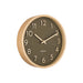 Karlsson Pure Wood Grain Wall Clock - Small Moss Green (22cm) | Koop.co.nz