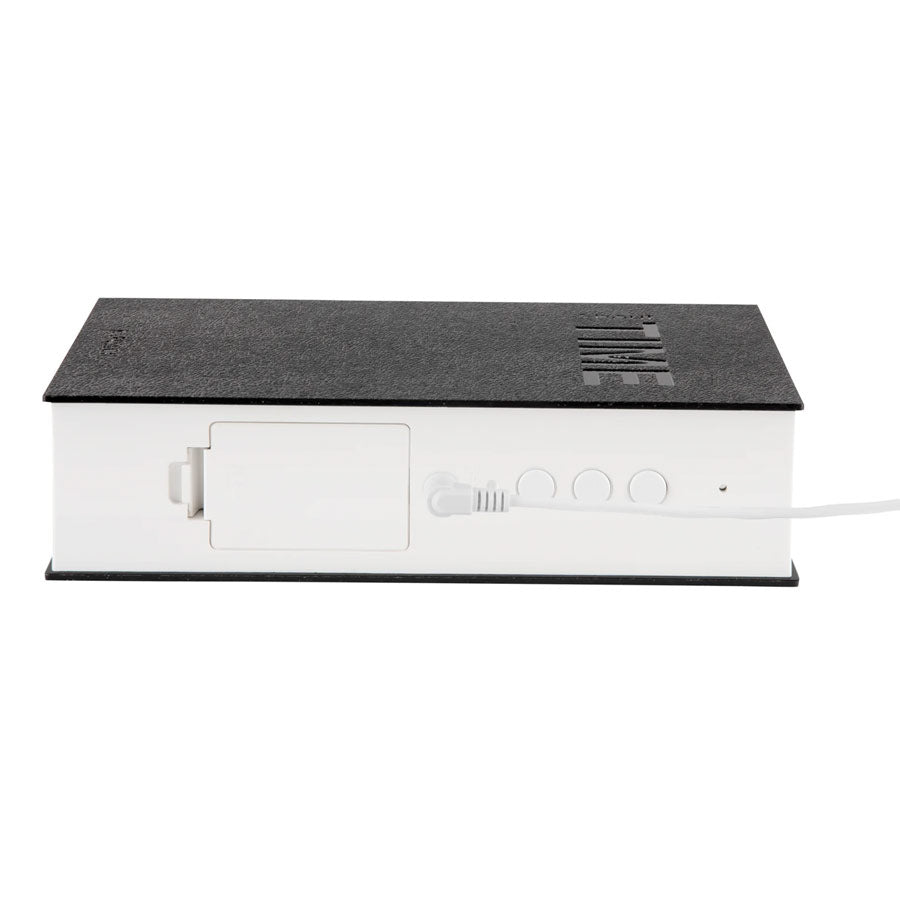 Karlsson Book LED Alarm Clock - Black | Koop.co.nz
