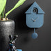 Karlsson Modern Cuckoo Wall Clock - Metallic Dark Blue | Koop.co.nz