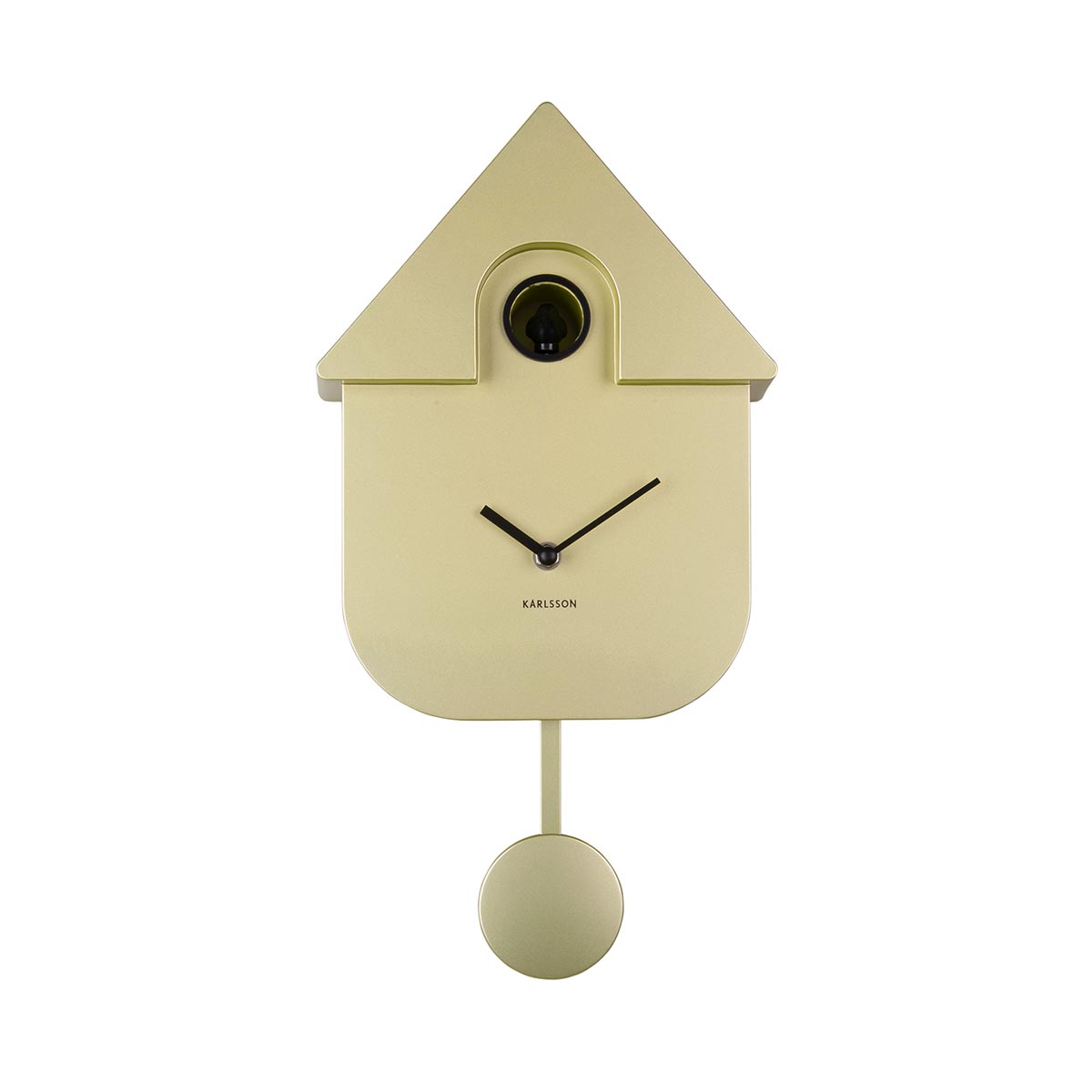 Karlsson Modern Cuckoo Wall Clock - Metallic Gold | Koop.co.nz