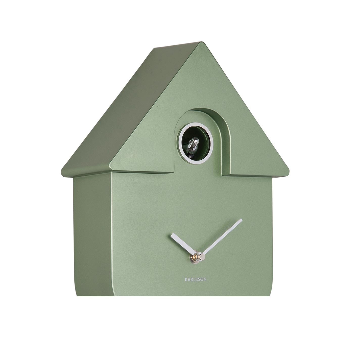 Karlsson Modern Cuckoo Wall Clock - Metallic Dark Green | Koop.co.nz