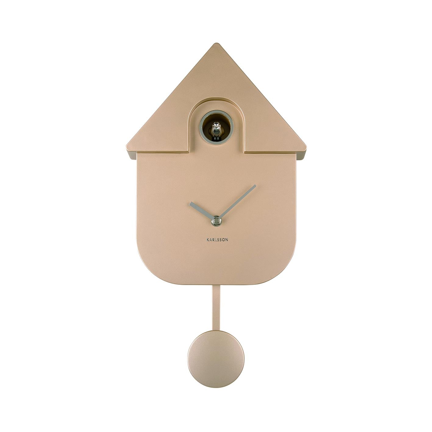 Karlsson Modern Cuckoo Wall Clock - Metallic Rose Gold | Koop.co.nz