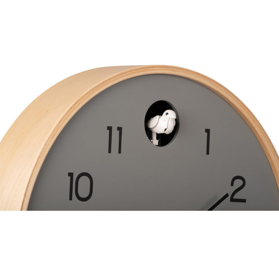 Karlsson Natural Cuckoo Wall Clock - Grey (31.5cm) | Koop.co.nz