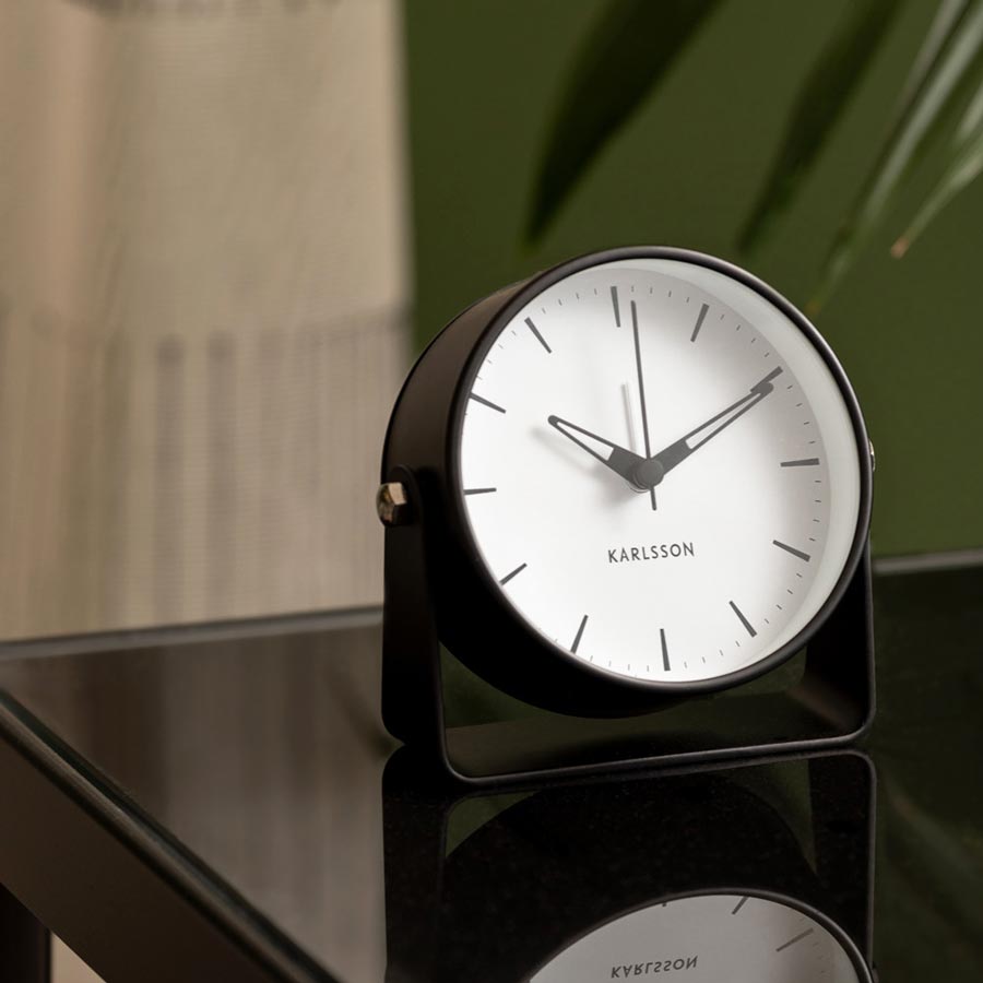 Karlsson Calm Alarm Clock - Black | Koop.co.nz