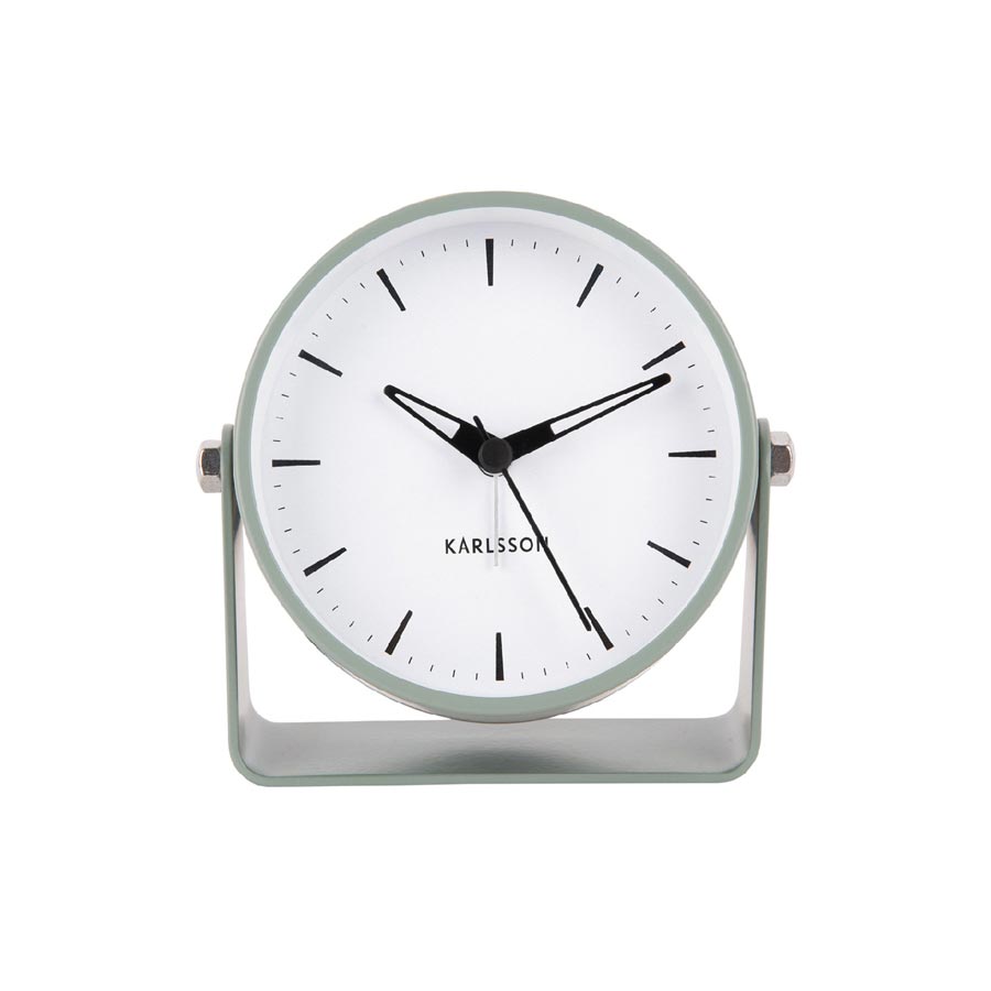 Karlsson Calm Alarm Clock - Grayed Jade | Koop.co.nz