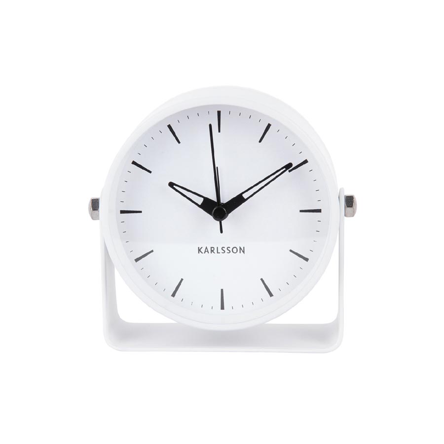 Karlsson Calm Alarm Clock - White | Koop.co.nz