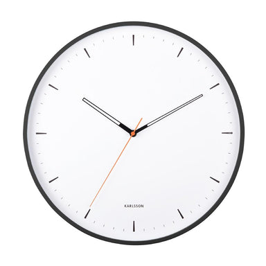 Karlsson Calm Wall Clock - Black (40cm) | Koop.co.nz