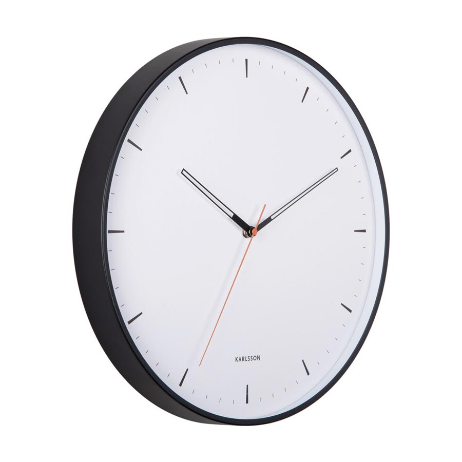 Karlsson Calm Wall Clock - Black (40cm) | Koop.co.nz