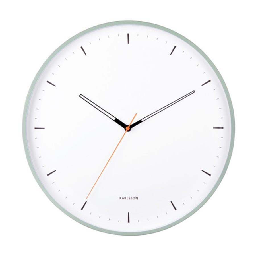 Karlsson Calm Wall Clock - Grayed Jade (40cm) | Koop.co.nz