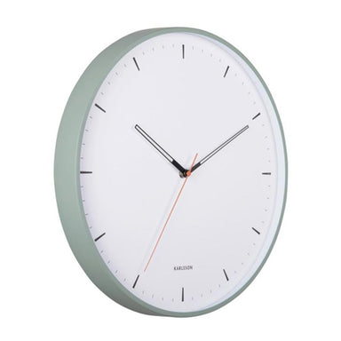 Karlsson Calm Wall Clock - Grayed Jade (40cm) | Koop.co.nz