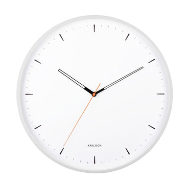 Karlsson Calm Wall Clock - White (40cm) | Koop.co.nz