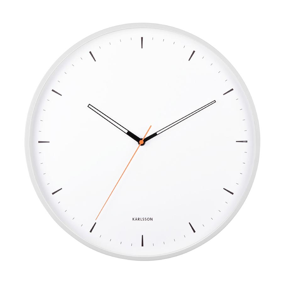 Karlsson Calm Wall Clock - White (40cm) | Koop.co.nz