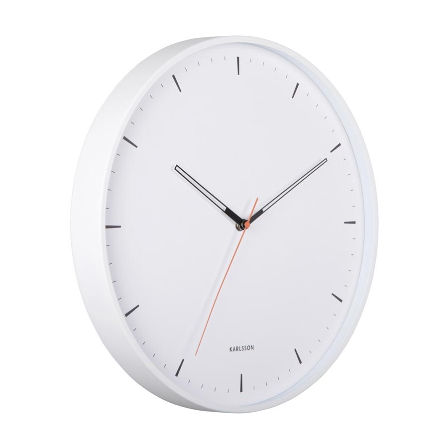 Karlsson Calm Wall Clock - White (40cm) | Koop.co.nz