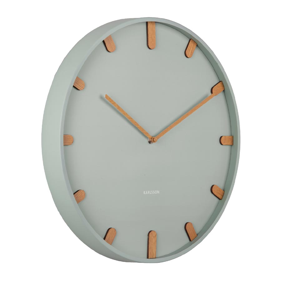 Karlsson Grace Wall Clock - Grayed Jade (40cm) | Koop.co.nz