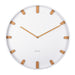 Karlsson Grace Wall Clock - White (40cm) | Koop.co.nz