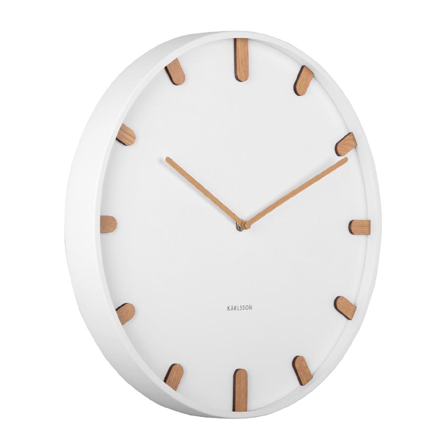 Karlsson Grace Wall Clock - White (40cm) | Koop.co.nz