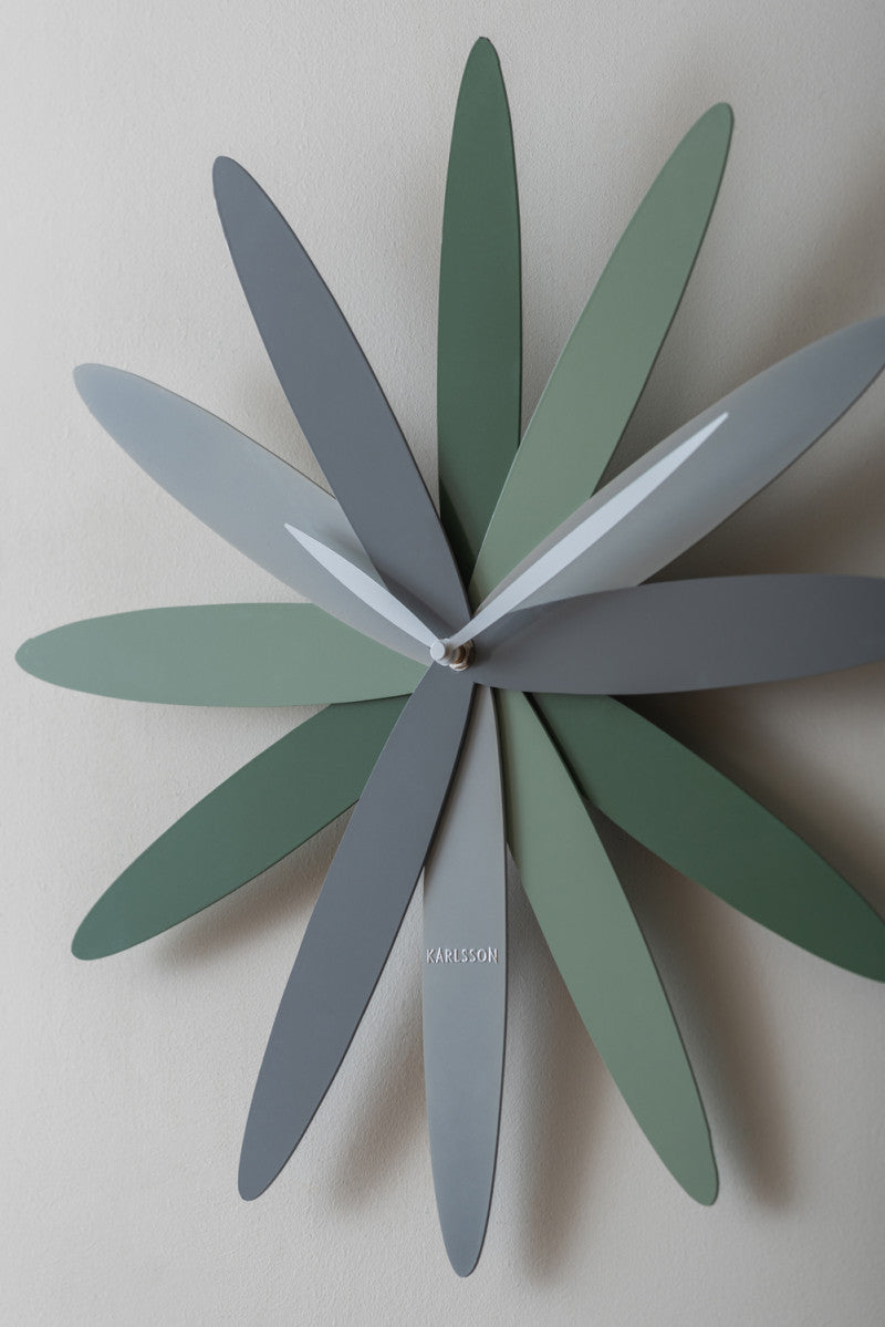 Karlsson Bloom Clock - Green (45cm) | Koop.co.nz
