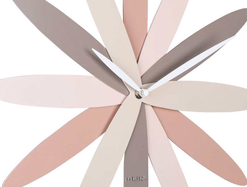 Karlsson Bloom Clock - Pink (45cm) | Koop.co.nz