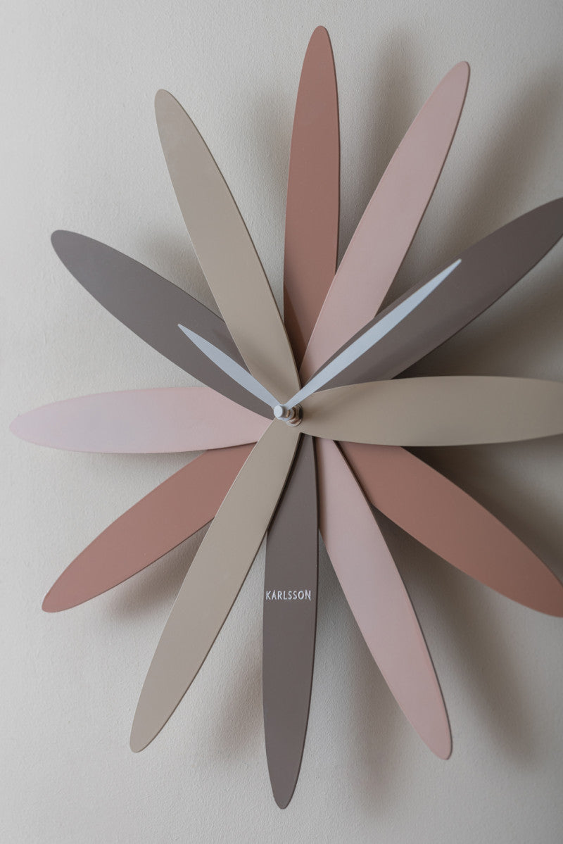 Karlsson Bloom Clock - Pink (45cm) | Koop.co.nz