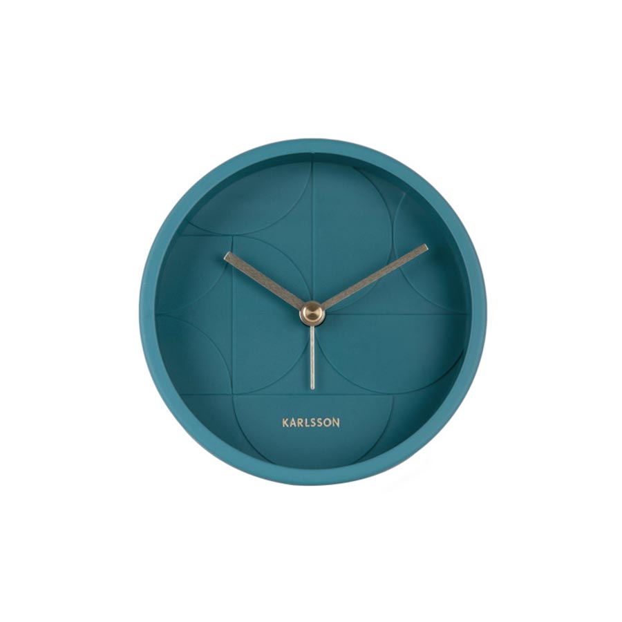 Karlsson Echelon Alarm Clock - Blue | Koop.co.nz
