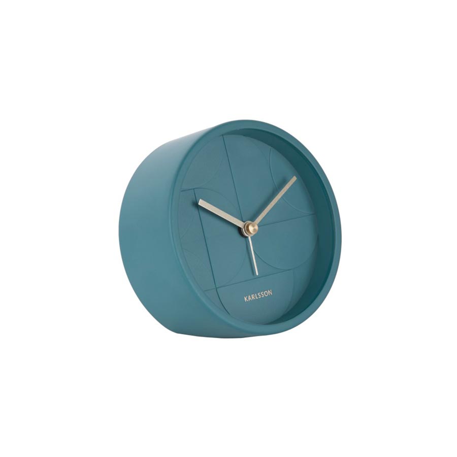 Karlsson Echelon Alarm Clock - Blue | Koop.co.nz