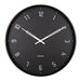 Karlsson Stark Wall Clock - Black (40cm) | Koop.co.nz