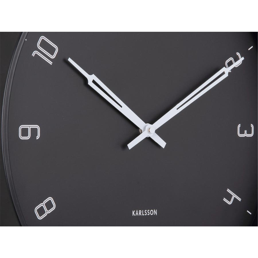 Karlsson Stark Wall Clock - Black (40cm) | Koop.co.nz