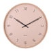 Karlsson Stark Wall Clock - Faded Pink (40cm) | Koop.co.nz