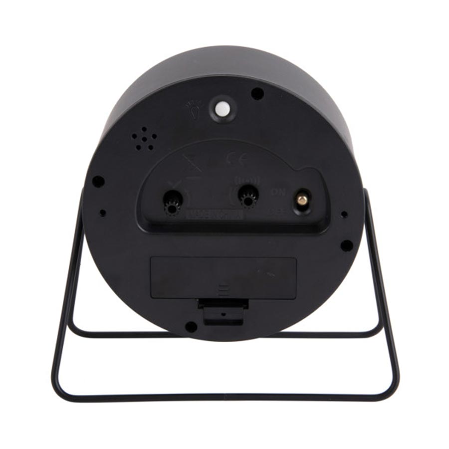 Karlsson Stark Alarm Clock with Light - Black | Koop.co.nz