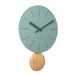 Karlsson Arlo Pendulum Wall Clock - Jungle Green | Koop.co.nz