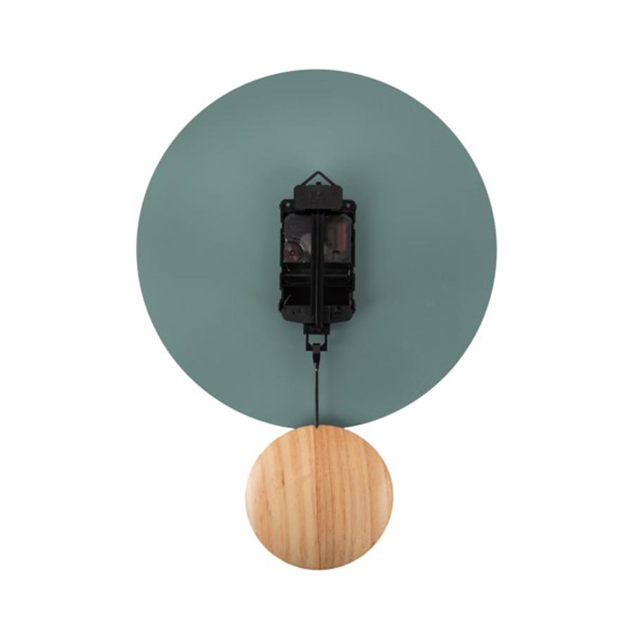 Karlsson Arlo Pendulum Wall Clock - Jungle Green | Koop.co.nz