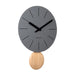 Karlsson Arlo Pendulum Wall Clock - Dark Grey | Koop.co.nz