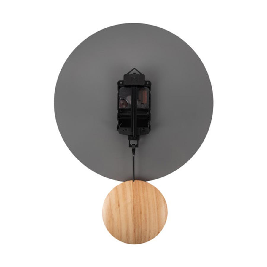Karlsson Arlo Pendulum Wall Clock - Dark Grey | Koop.co.nz