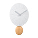 Karlsson Arlo Pendulum Wall Clock - White | Koop.co.nz