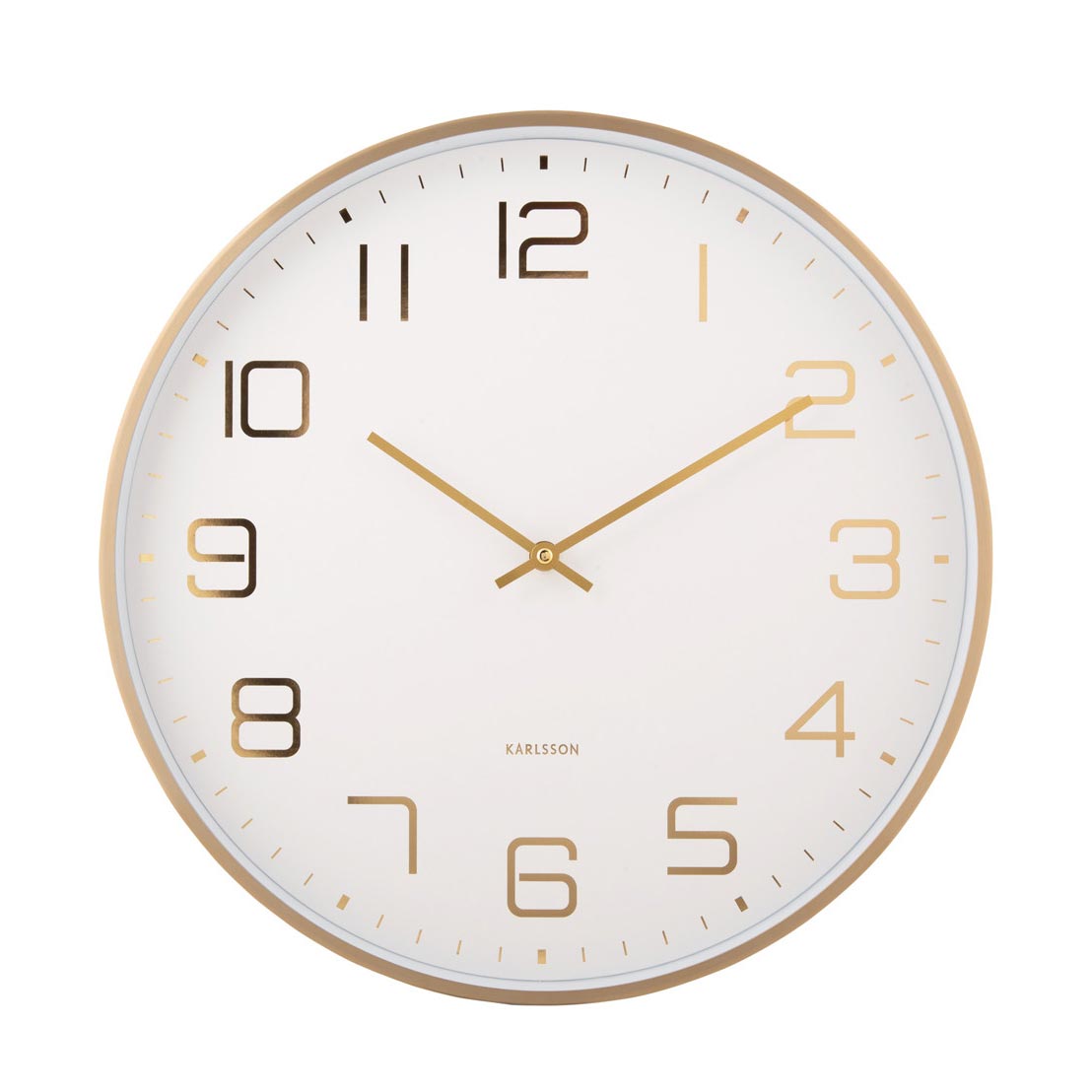 Karlsson Elegance Glow Wall Clock - White (40cm) | Koop.co.nz