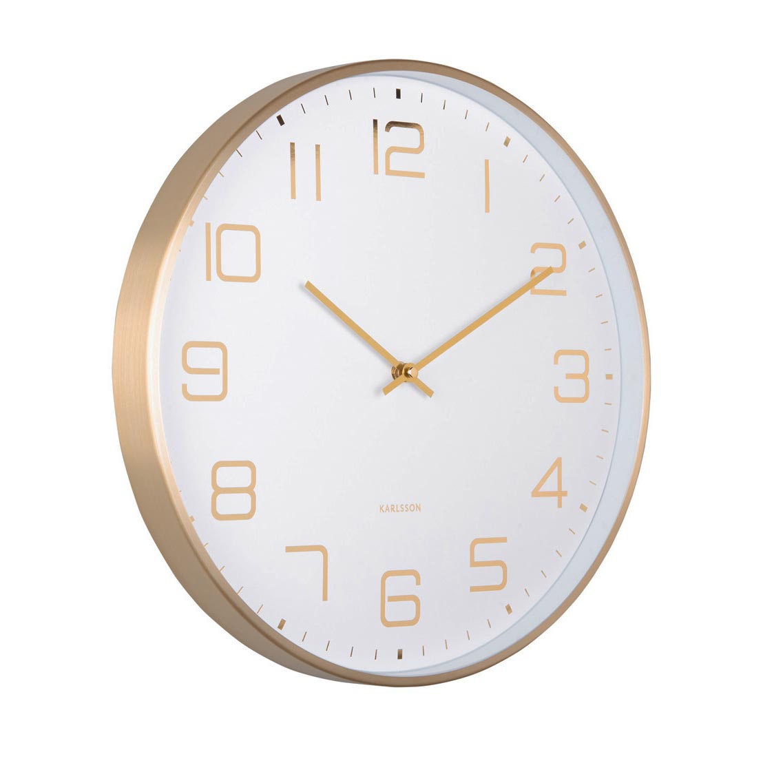 Karlsson Elegance Glow Wall Clock - White (40cm) | Koop.co.nz