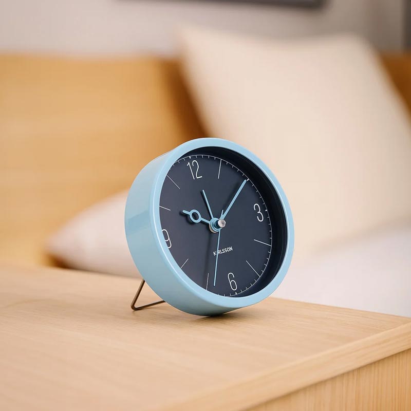 Karlsson Monocle Alarm Clock - Night Blue | Koop.co.nz