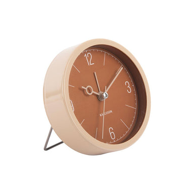 Karlsson Monocle Alarm Clock - Caramel Brown | Koop.co.nz