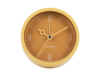 Karlsson Monocle Alarm Clock - Ochre Yellow | Koop.co.nz