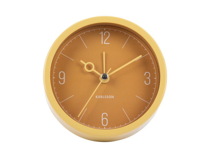Monocle Alarm Clock - Ochre Yellow