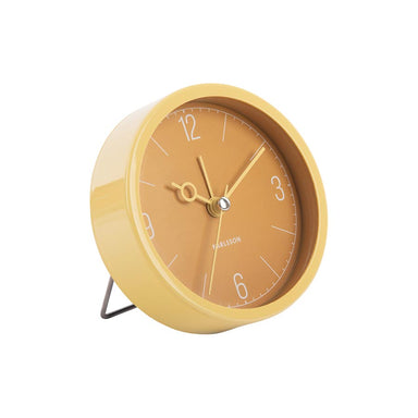 Karlsson Monocle Alarm Clock - Ochre Yellow | Koop.co.nz