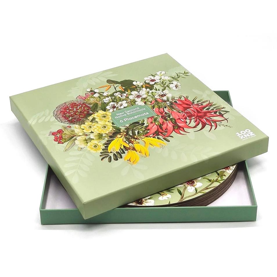 100% New Zealand NZ Native Botanicals Placemat Set/6 | Koop.co.nz