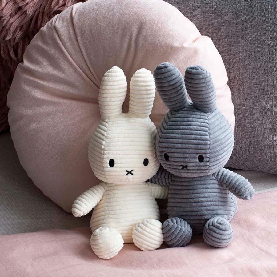 Bon Ton Toys Miffy Soft Toy - Corduroy Grey | Koop.co.nz