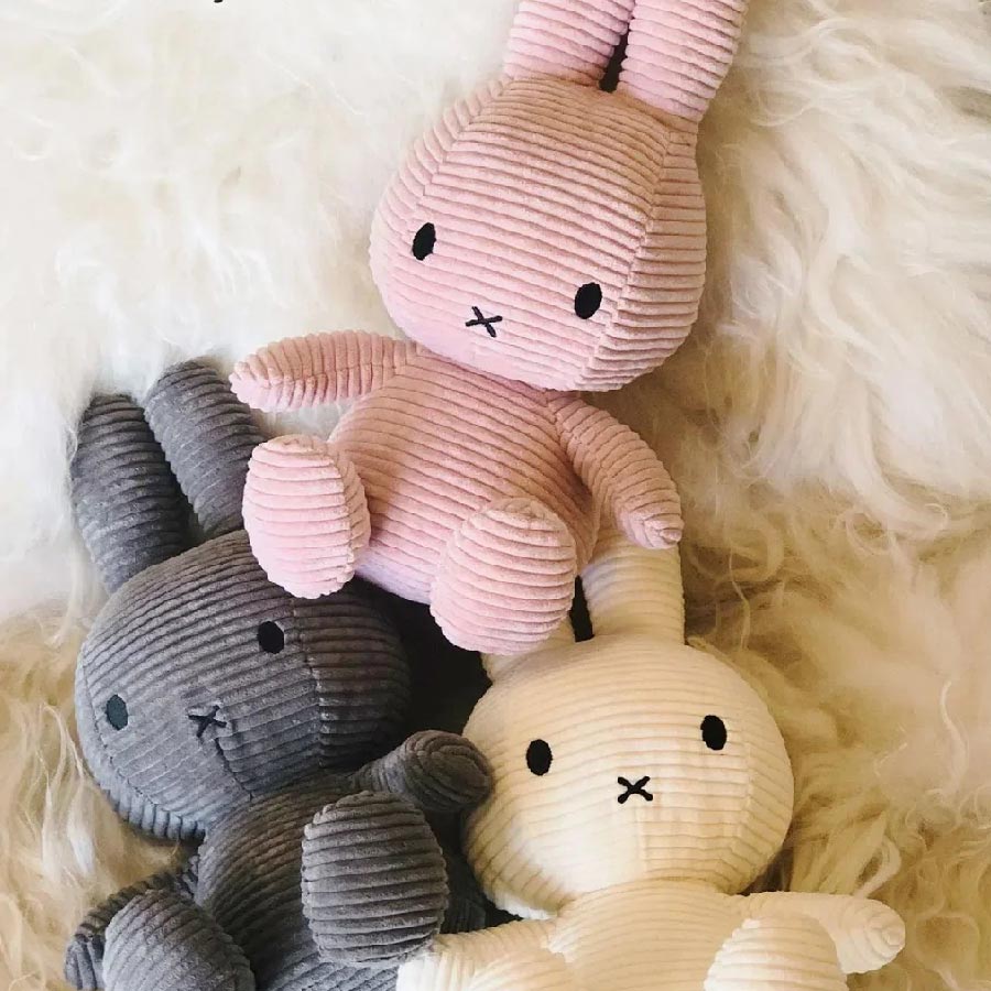 Bon Ton Toys Miffy Soft Toy - Corduroy Off White | Koop.co.nz