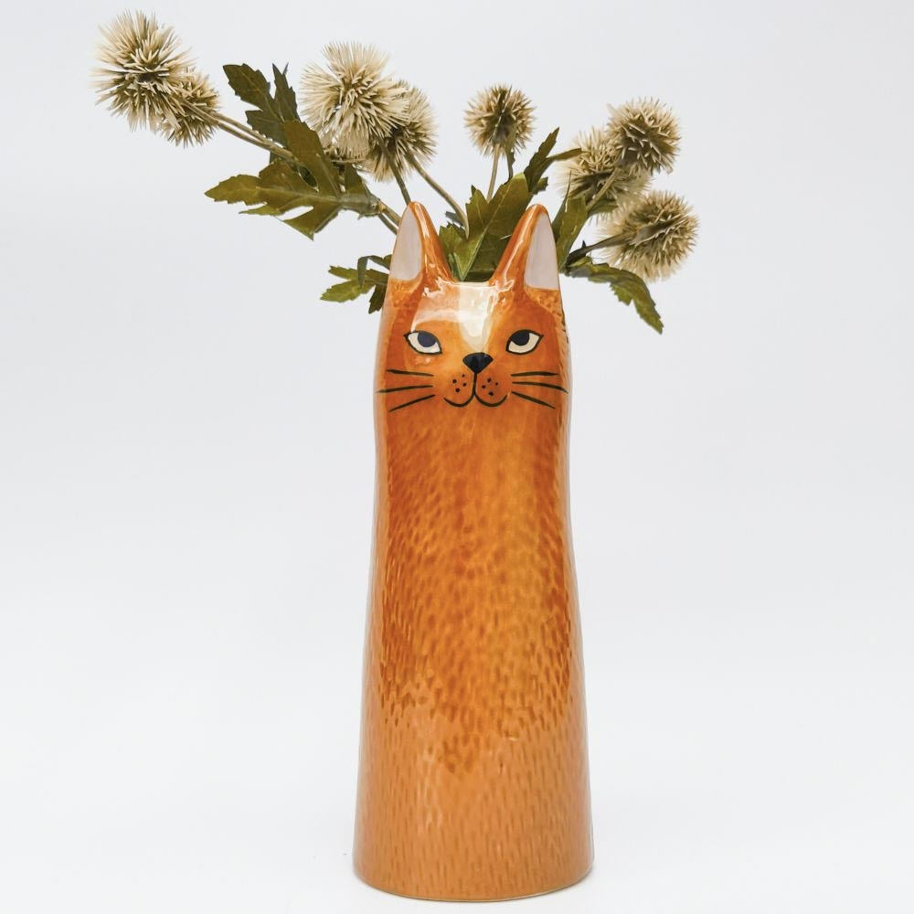 Urban Products Ginger Cat Vase (23cm) | Koop.co.nz