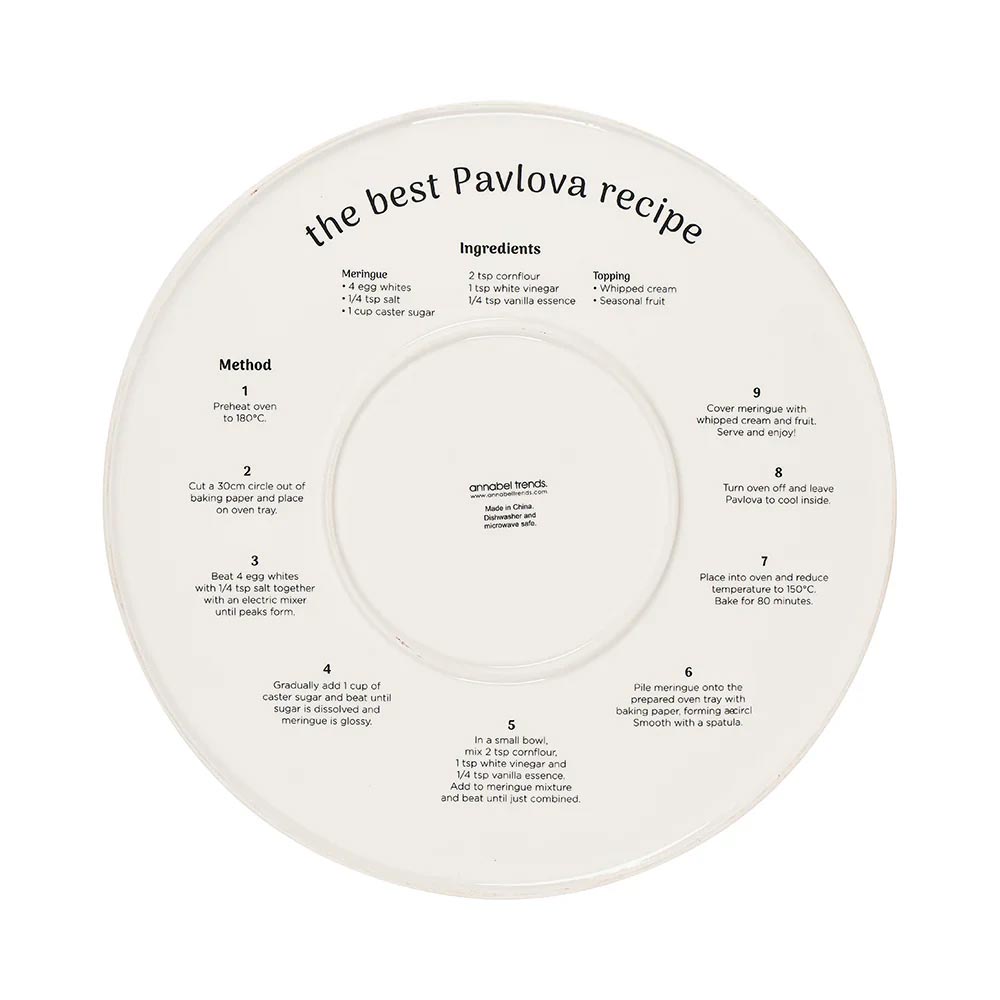 The Best Pavlova Plate