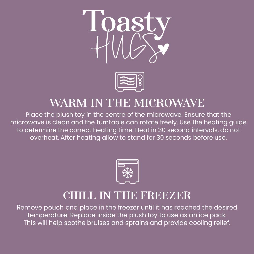 Toasty Hugs Heatable Plush Animal - Dexter Dinosaur | Koop.co.nz